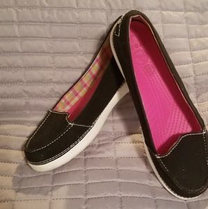 Croc loafers